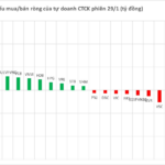 Retail Stocks Dumped as Brokerages Net Sell Amid VN-Index’s 12-Point Rally, Nearly VND 200 Billion Unloaded