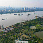 Aerial View of the 16-Trillion-VND Tran Hung Dao Bridge Mega Project