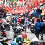 Luxury Living Turns Sour: Spending Billions on a Home Amidst Chaotic Street Markets and Food Stalls