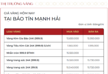 Gold Prices Surge by VND 8 Million per Tael in the Past Week: What Key Factors Will Shape the Market Next Week?