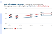 Gold Prices Surge: SJC Gold and Ring Gold Rates on the Rise as of January 14th