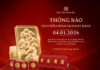 Urgent Notice for Gold Buyers at Bao Tin Manh Hai: Effective January 4th, Nationwide Implementation