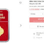 Gold Breaks the 190 Million Mark: Huy Thanh, Bao Tin Manh Hai Compete in Selling Mini Gold Bars (0.05 – 0.1 tael), PNJ Offers 0.39 – 0.79 tael, Featuring Doraemon and Hello Kitty in Blind Boxes